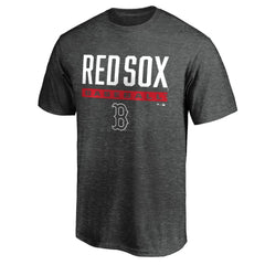 Boston Red Sox Team Win Stripe T-Shirt - Charcoal T-shirts