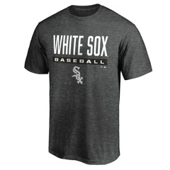Chicago White Sox Team Win Stripe T-Shirt - Charcoal T-shirts