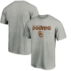 San Diego Padres Team Wahconah T-Shirt - Heather Gray T-shirts