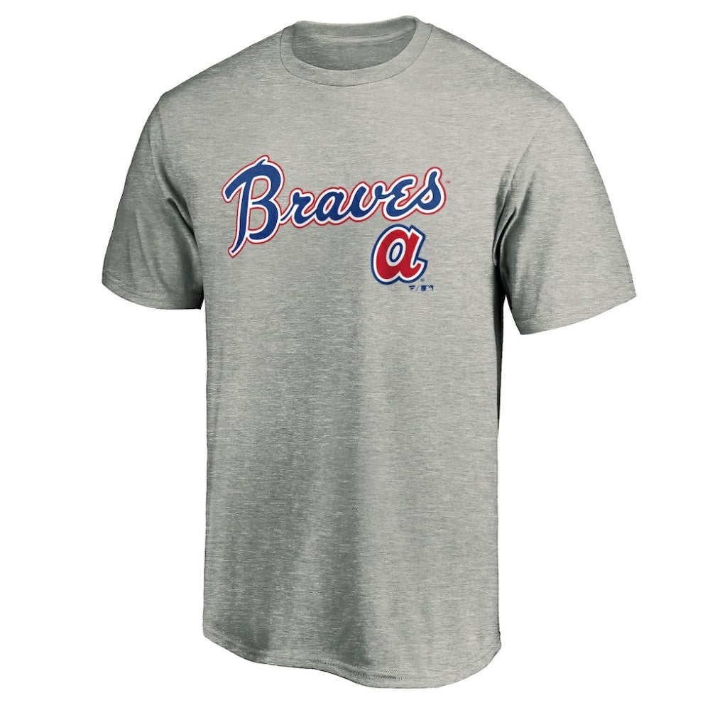 Atlanta Braves Team Wahconah T-Shirt - Heather Gray T-shirts