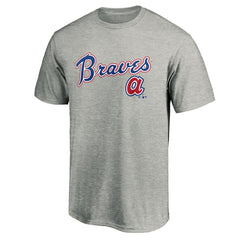 Atlanta Braves Team Wahconah T-Shirt - Heather Gray T-shirts