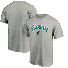 Florida Marlins Cooperstown Collection Team Wahconah T-Shirt - Heather Gray T-shirts