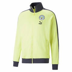 Manchester City ftblHeritage T7 Raglan Full-Zip Track Jacket Yellow shop