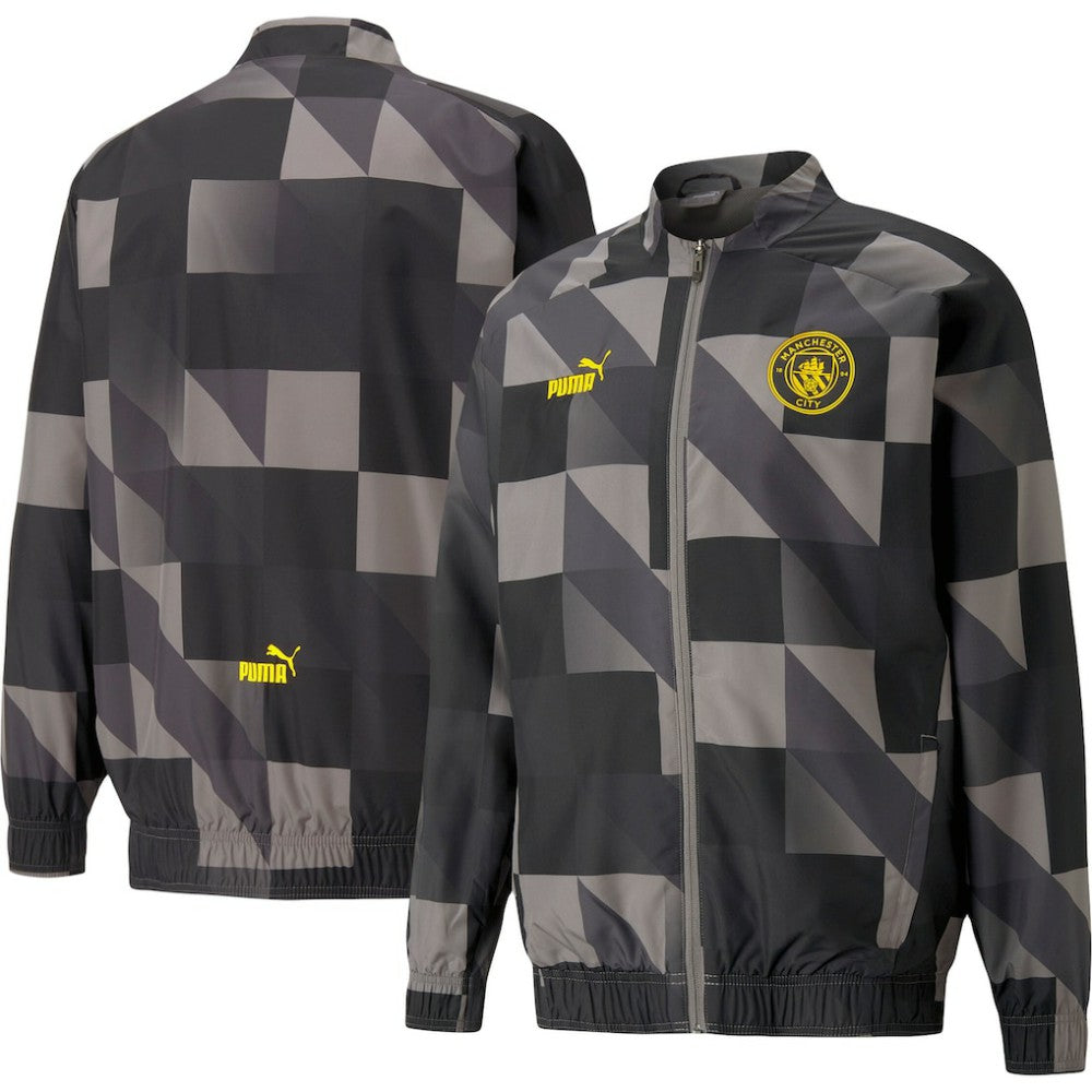 Manchester City 2022/23 Pre-Match Full-Zip Jacket Black