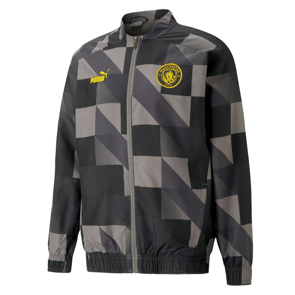 Manchester City 2022/23 Pre-Match Full-Zip Jacket Black
