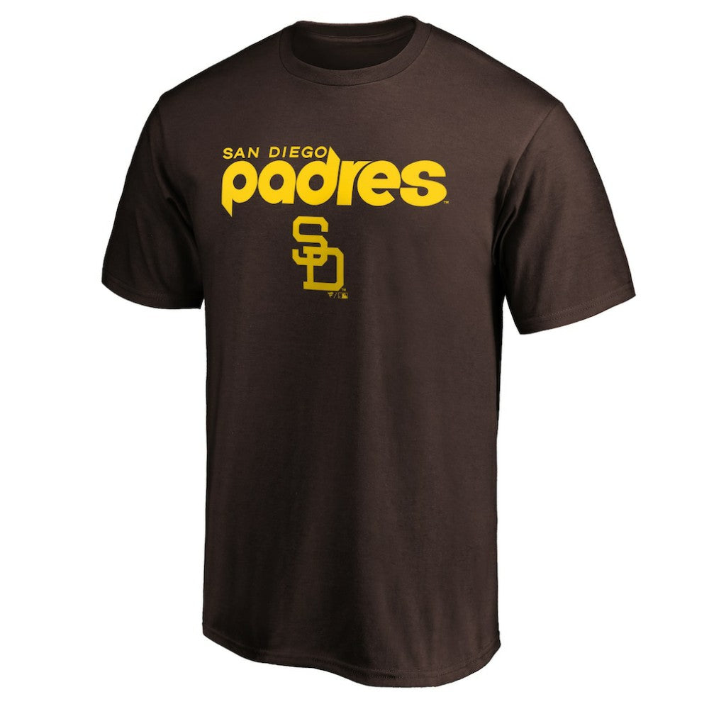 San Diego Padres Team Cooperstown Collection Wahconah T-Shirt - Brown T-shirts