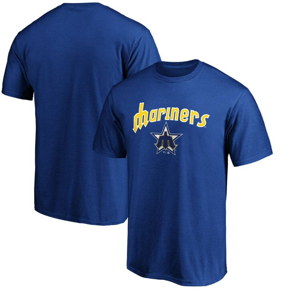 Seattle Mariners Team Cooperstown Collection Wahconah T-Shirt - Royal T-shirts
