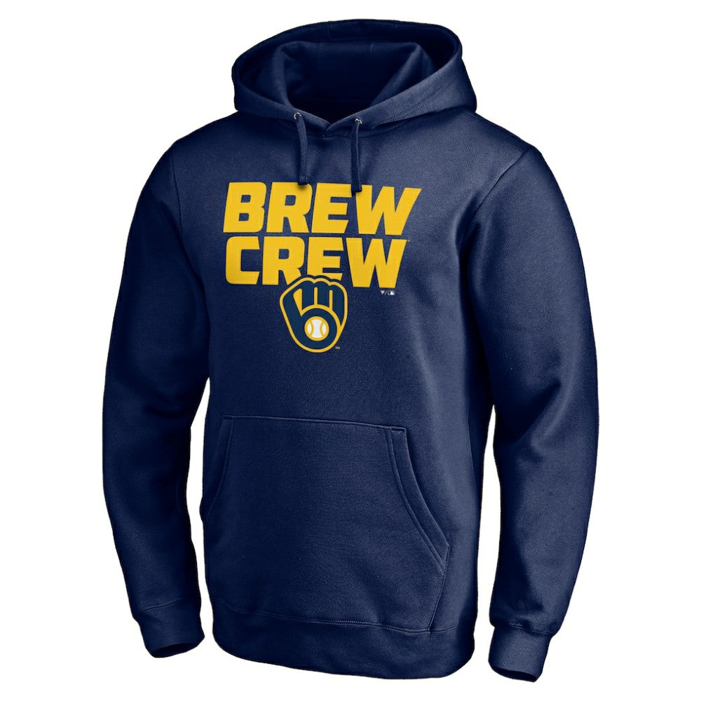 Milwaukee Brewers Team Hometown Collection The Crew Pullover Hoodie - Navy Hoodies
