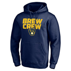 Milwaukee Brewers Team Hometown Collection The Crew Pullover Hoodie - Navy Hoodies