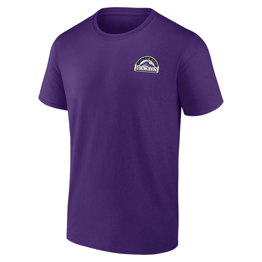 Colorado Rockies Team Hometown Collection Mile High Back T-Shirt - Purple T-shirts