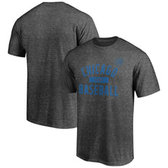 Chicago Cubs Team Primary Pill T-Shirt - Charcoal T-shirts
