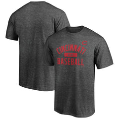Cincinnati Reds Team Primary Pill T-Shirt - Charcoal T-shirts