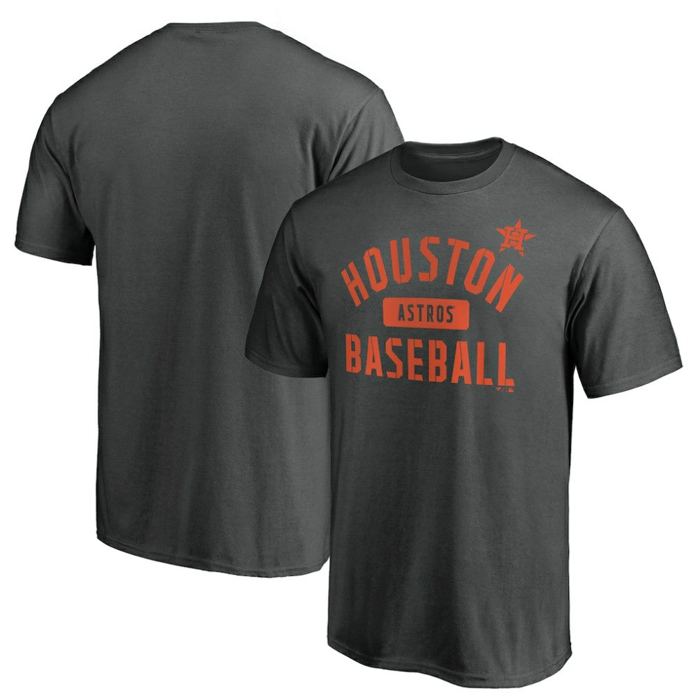 Houston Astros Team Primary Pill T-Shirt - Charcoal T-shirts