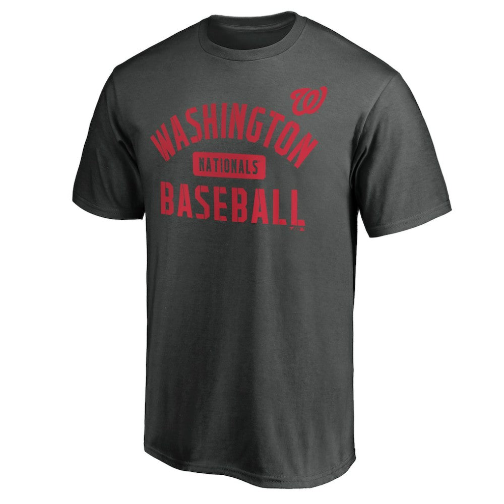 Washington Nationals Team Primary Pill T-Shirt - Charcoal T-shirts