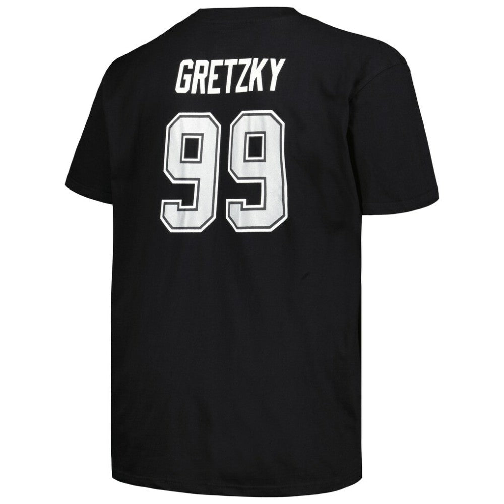 NHL Wayne Gretzky Los Angeles Kings Mitchell & Ness Big & Tall Name & Number T-Shirt - Black