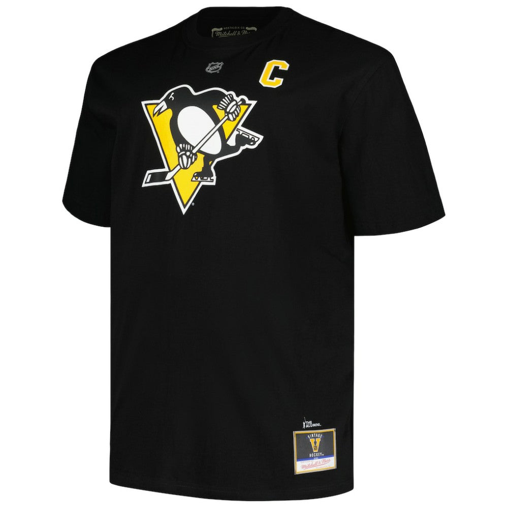 NHL Mario Lemieux Pittsburgh Penguins Mitchell & Ness Big & Tall Name & Number T-Shirt - Black