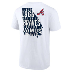 Atlanta Braves Team Hot Shot T-Shirt - White T-shirts