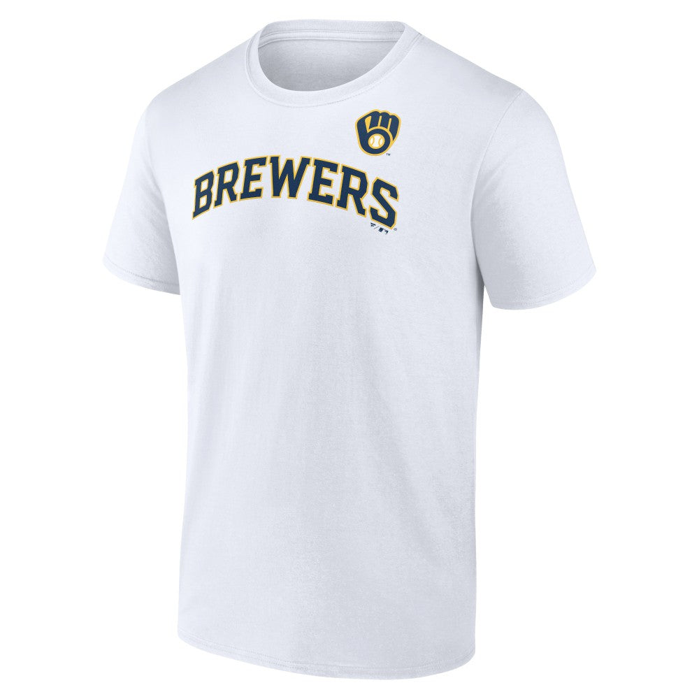 Milwaukee Brewers Team Hot Shot T-Shirt - White T-shirts