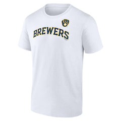 Milwaukee Brewers Team Hot Shot T-Shirt - White T-shirts