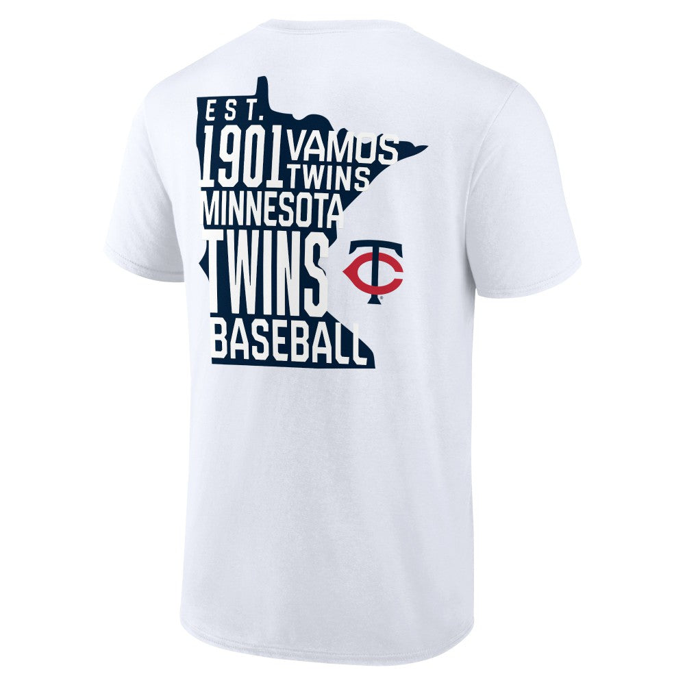 Minnesota Twins Team Hot Shot T-Shirt - White T-shirts