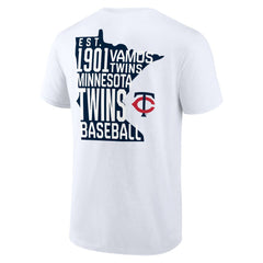 Minnesota Twins Team Hot Shot T-Shirt - White T-shirts