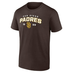 San Diego Padres Team Rebel T-Shirt - Brown T-shirts