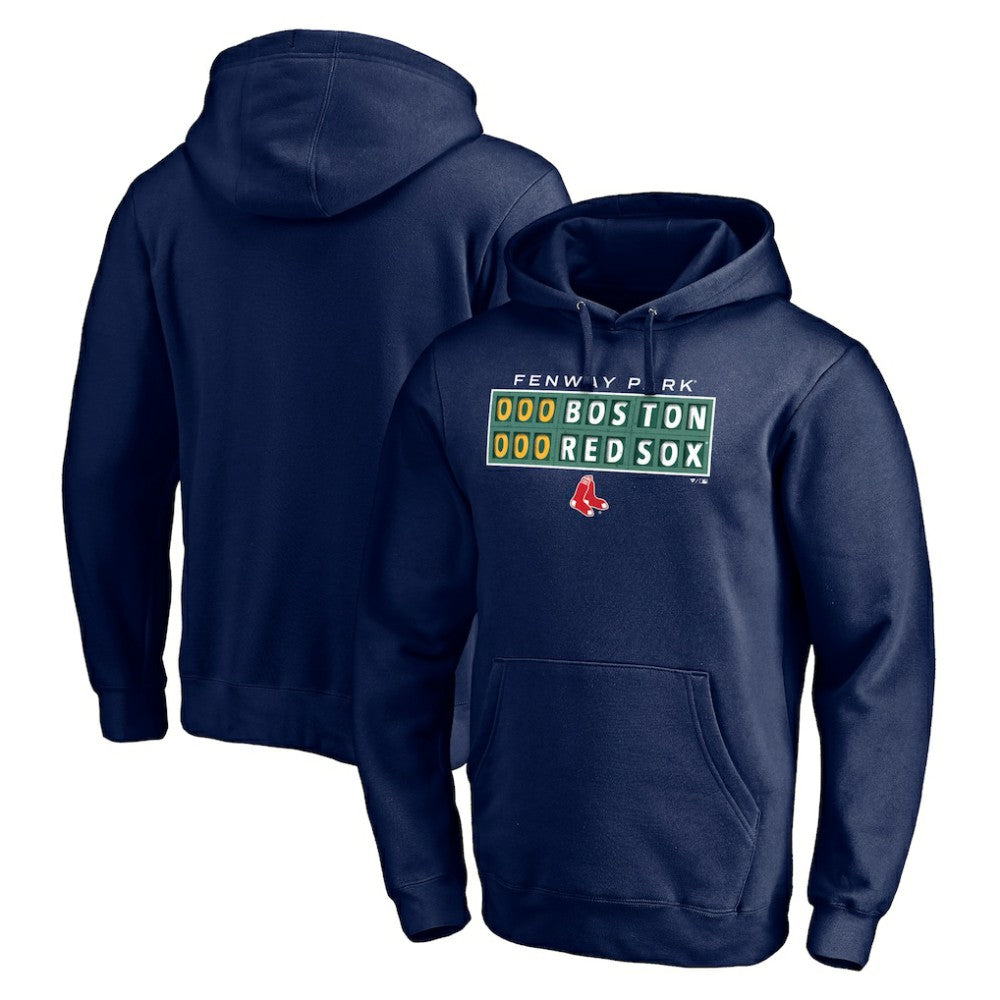 Boston Red Sox Team Hometown Collection Scoreboard Pullover Hoodie - Navy Hoodies