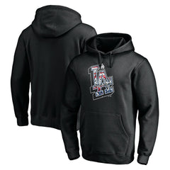 Los Angeles Dodgers Team Hometown Collection Tag Pullover Hoodie - Black Hoodies