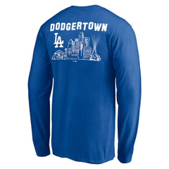 Los Angeles Dodgers Team Hometown Collection Tinsletown Long Sleeve T-Shirt - Royal T-shirts