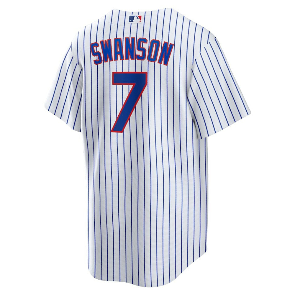 Dansby Swanson Chicago Cubs Nike Replica Player Jersey - White Jerseys