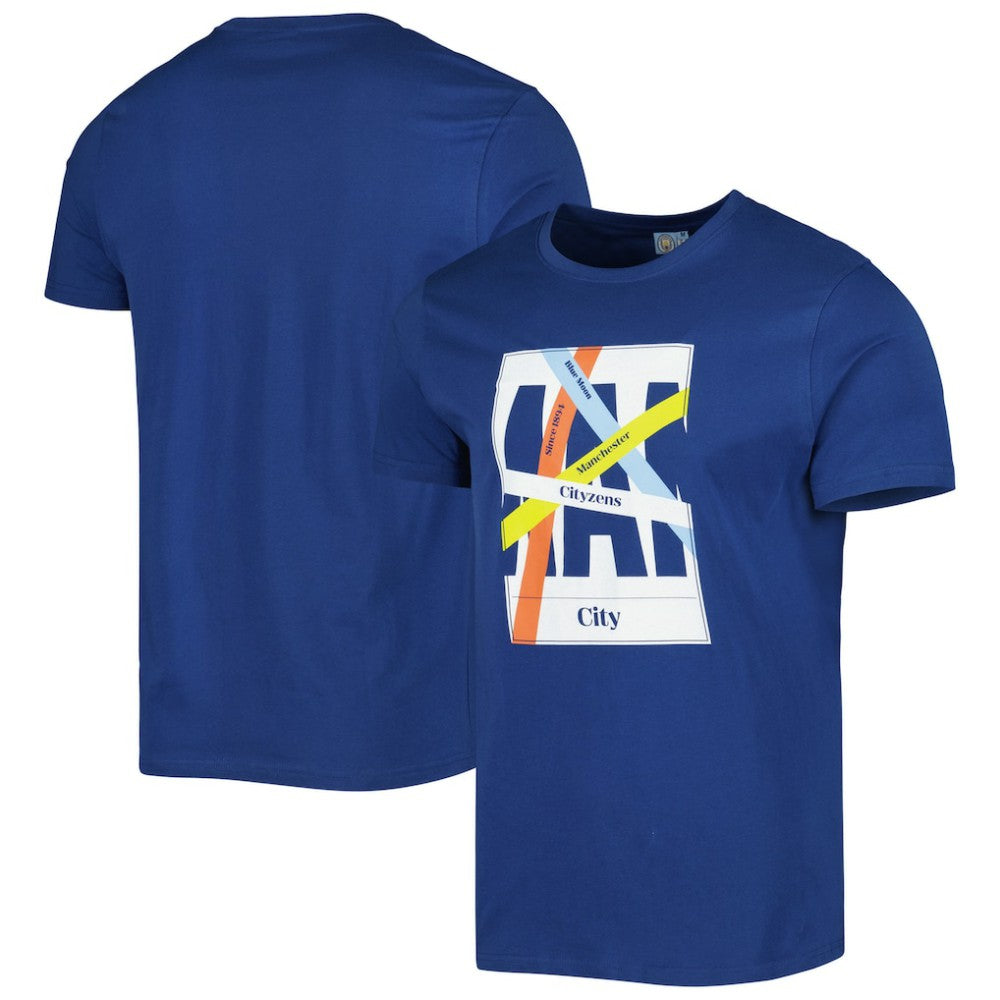 Manchester City Art T-Shirt Blue