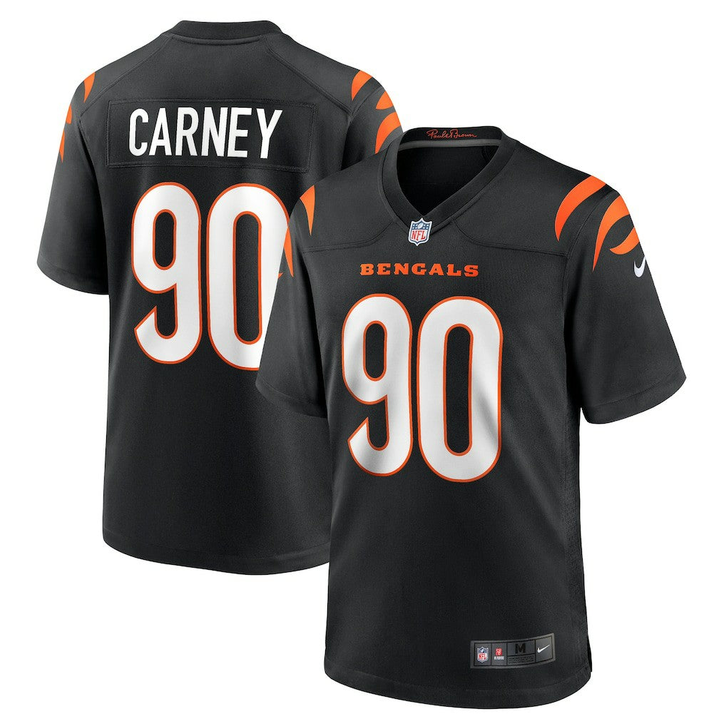 Owen Carney Cincinnati Bengals Home Game Player Jersey Black