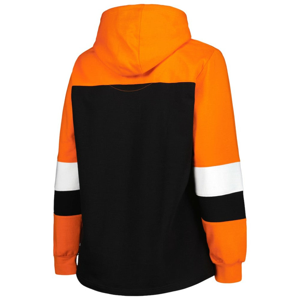 San Francisco Giants Women's Plus Size Colorblock Pullover Hoodie - Black Hoodies