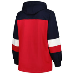 St. Louis Cardinals Women's Plus Size Colorblock Pullover Hoodie - Red Hoodies