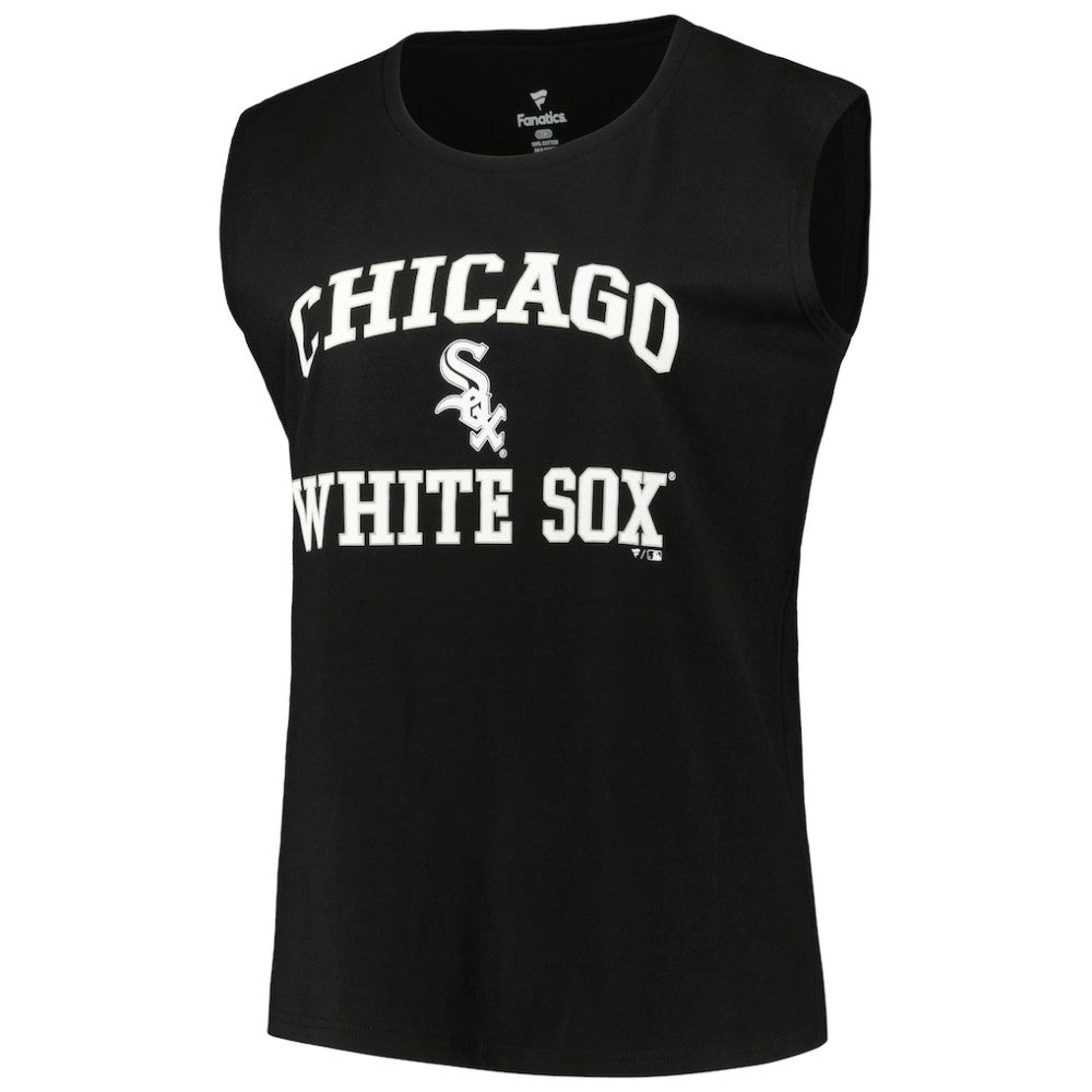 Chicago White Sox Profile Women's Plus Size Tank Top - Black Tanks