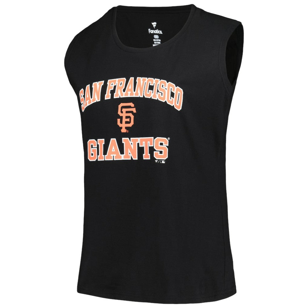 San Francisco Giants Profile Women's Plus Size Tank Top - Black Tanks