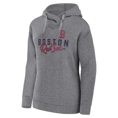 Profile Boston Red Sox Women's Plus Size Pullover Hoodie - Heather Gray Hoodies