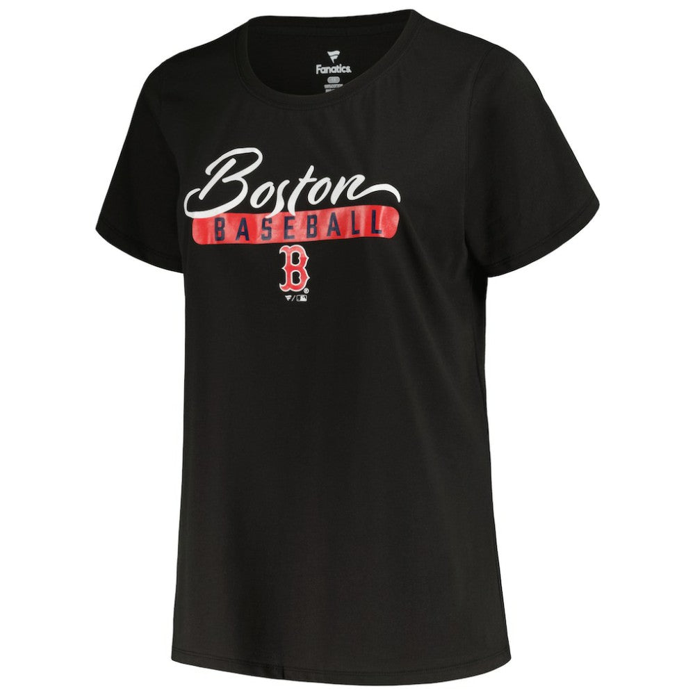 Boston Red Sox Profile Women's Plus Size T-Shirt Combo Pack - Black/Heather Gray T-shirts