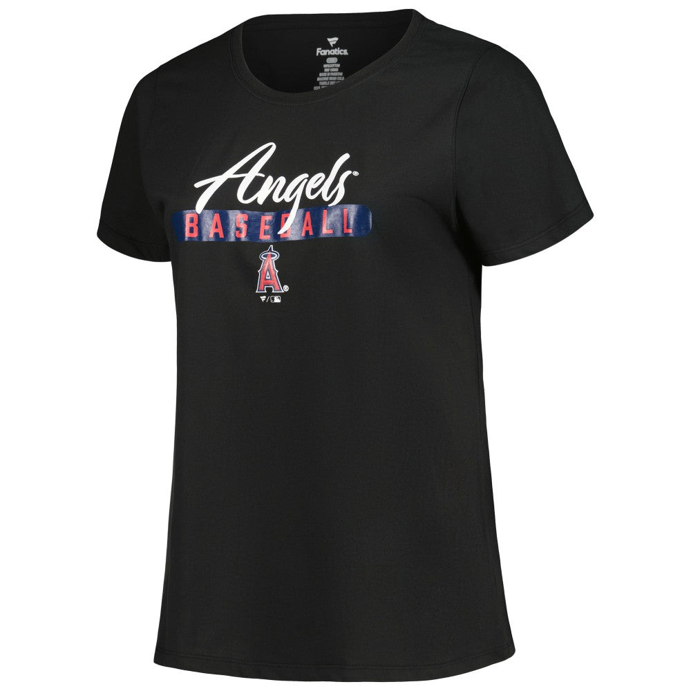Los Angeles Angels Profile Women's Plus Size T-Shirt Combo Pack - Black/Heather Gray T-shirts