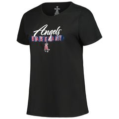 Los Angeles Angels Profile Women's Plus Size T-Shirt Combo Pack - Black/Heather Gray T-shirts