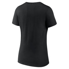 San Francisco Giants Profile Women's Plus Size Pride V-Neck T-Shirt - Black T-shirts