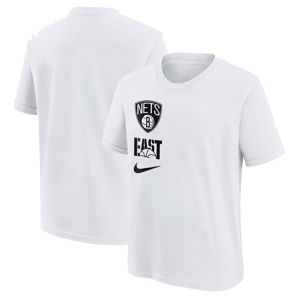 Brooklyn Nets Youth Vs Block Essential T-Shirt White