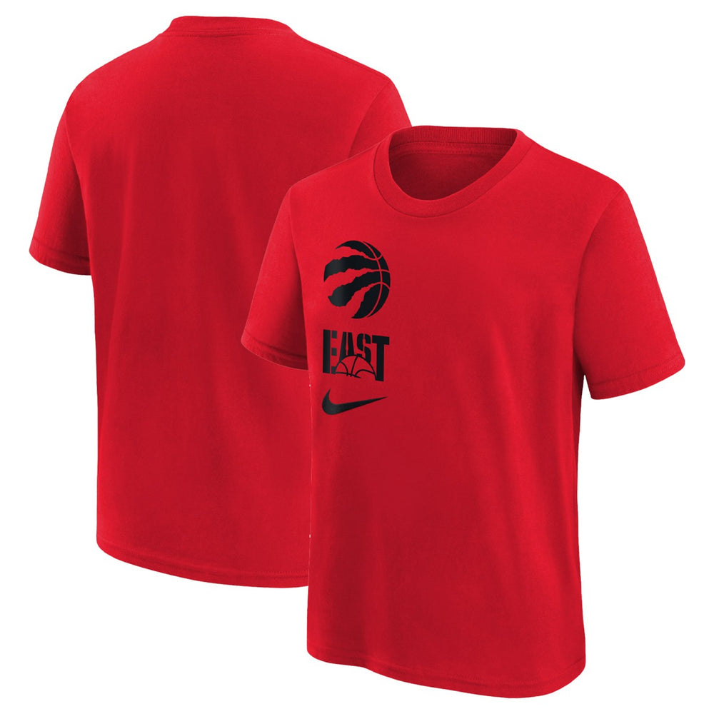 Toronto Raptors Youth Vs Block Essential T-Shirt Red