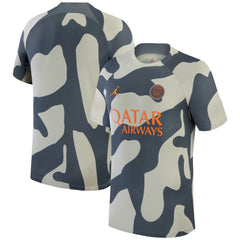 Paris Saint-Germain Jordan Brand 2023/24 Academy Pro Pre-Match Top Gray