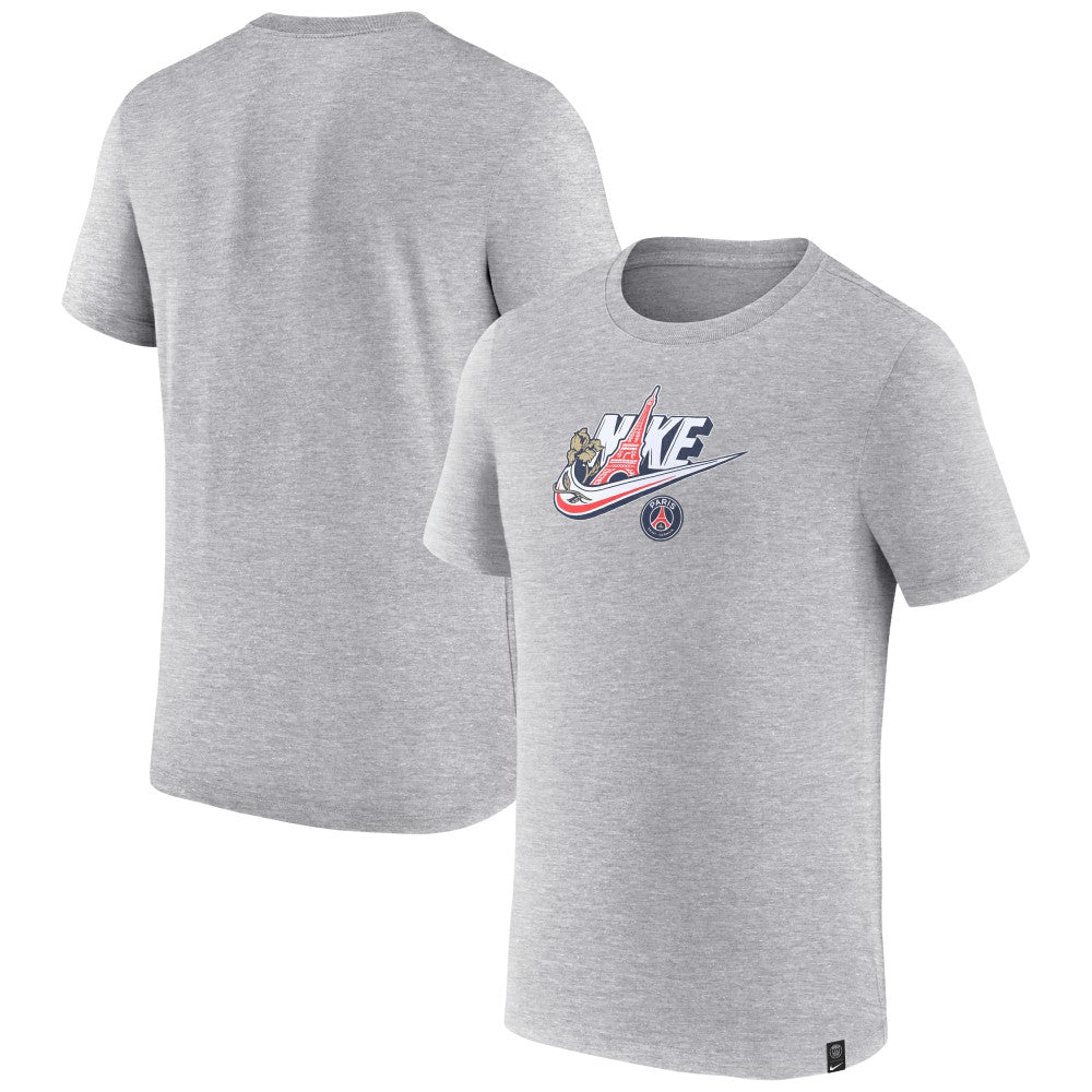 Paris Saint-Germain Futura T-Shirt Heather Gray