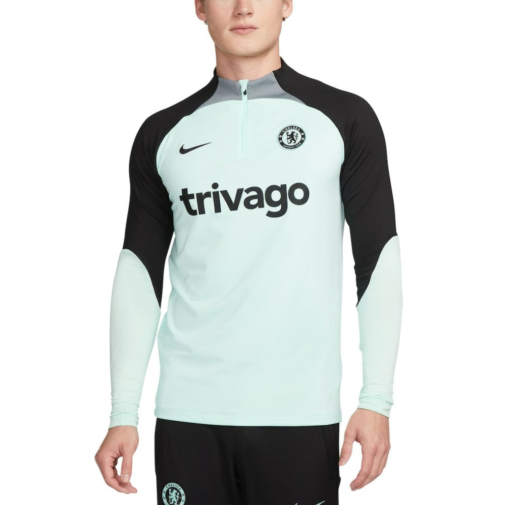 Chelsea Strike Drill 2023/24 Performance Quarter-Zip Long Sleeve Top Mint shop