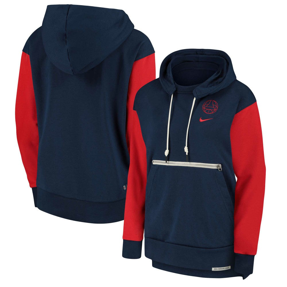Paris Saint-Germain Women's Standard Issue Pullover Hoodie Navy/Red