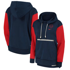 Paris Saint-Germain Women's Standard Issue Pullover Hoodie Navy/Red