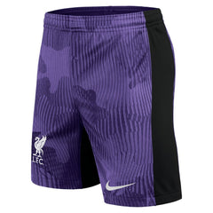 Liverpool Youth 2023/24 Third Stadium Performance Shorts Purple