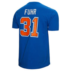 NHL Grant Fuhr Edmonton Oilers Mitchell & Ness Name & Number T-Shirt - Royal